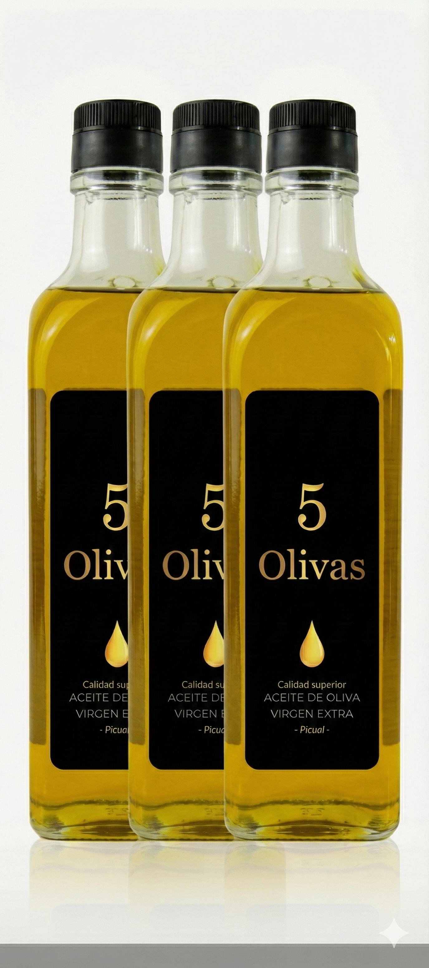 AOVE Picual 5 Olivas